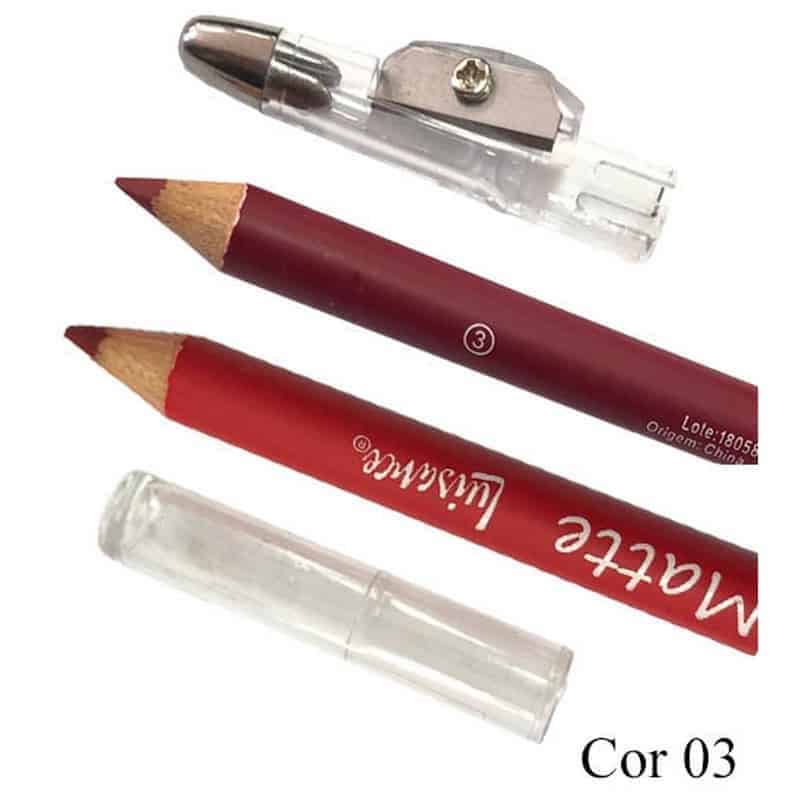 Lápis de Contorno Labial Duplo Matte Luisance - Cor 3 - Image 3