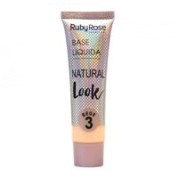 Base Líquida Natural Look Bege HB8051 Ruby Rose - Cor B03