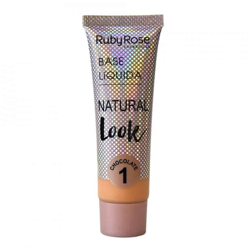 Base Líquida Natural Look HB8051 Ruby Rose - Cor Chocolate 1