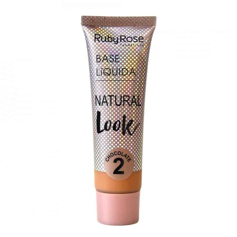 Base Líquida Natural Look CHOCOLATE 2 da Ruby Rose