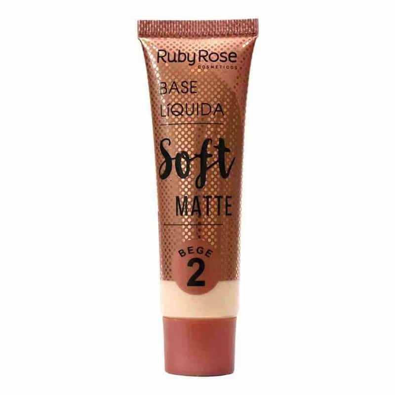 base líquida Soft Matte BEGE da Ruby Rose (cor B02