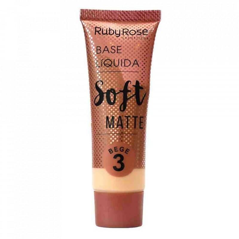 Base Líquida Soft Matte Bege HB8050 Ruby Rose - Cor B03