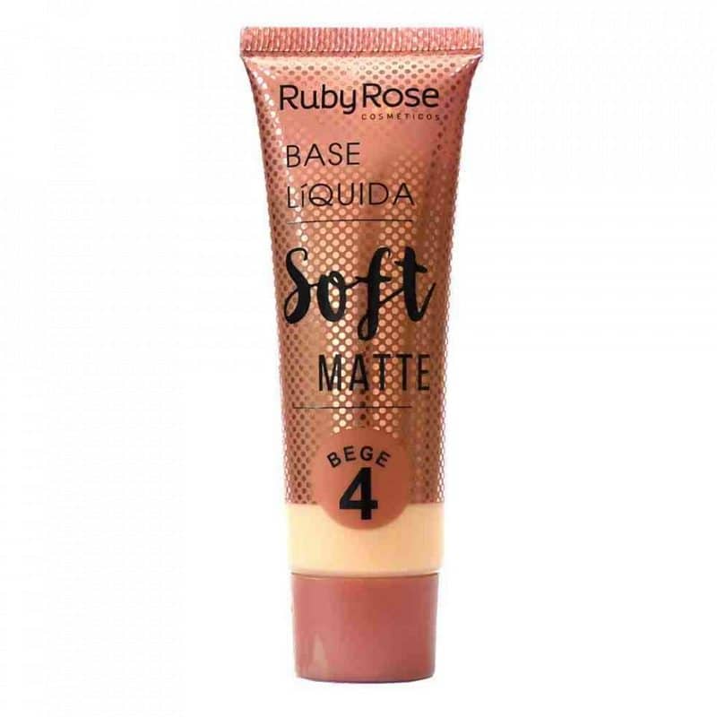 base líquida Soft Matte BEGE da Ruby Rose (cor B04