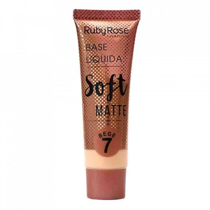 base líquida Soft Matte BEGE da Ruby Rose (cor B07