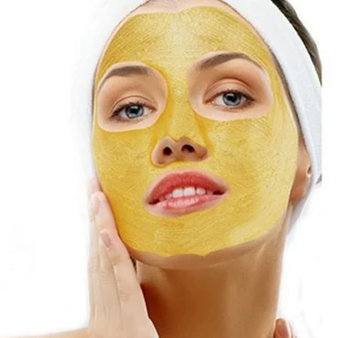 mascara facial ouro face beautiful rosto