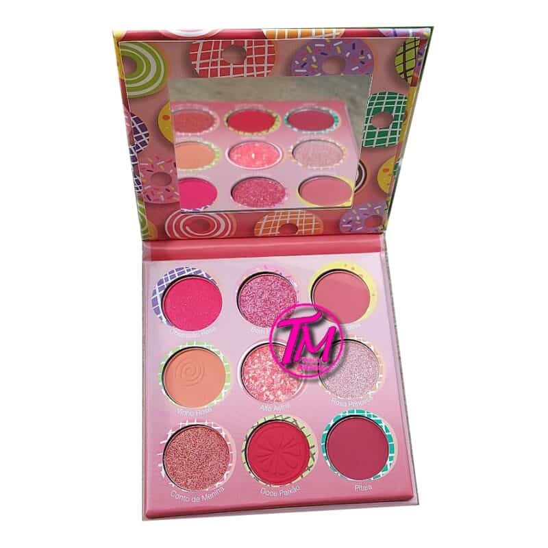 Paleta de sombras Sweet Shadow Jasmyne A aberta