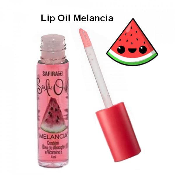 Lip Oil Hidratante Labial Melancia - Safira