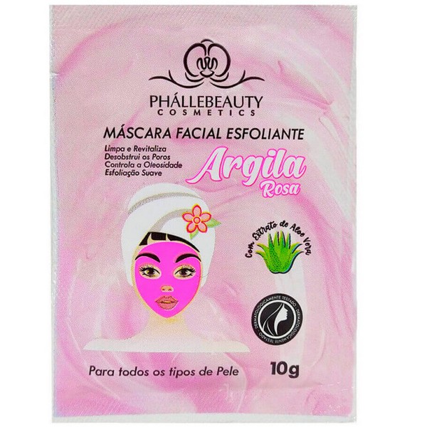 mascara esfoliante argila rosa