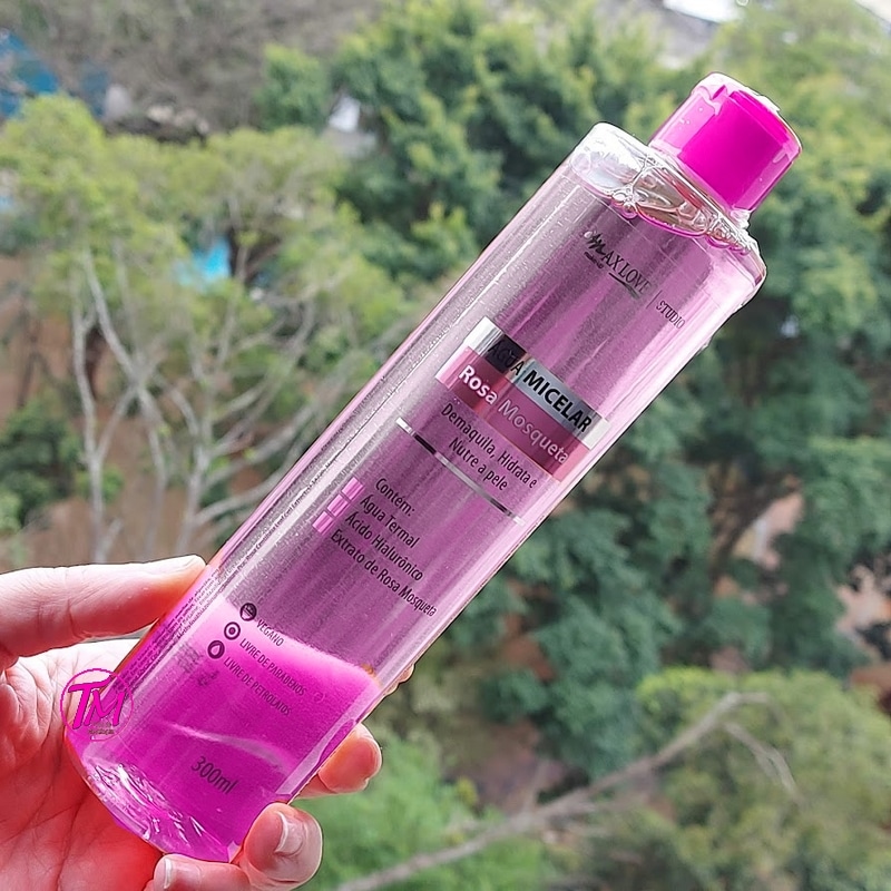 agua micelar rosa mosqueta max lovte