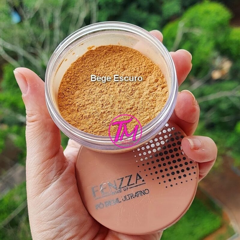 Pó Facial Ultrafino - Bege Escuro - Fenzza - Image 2