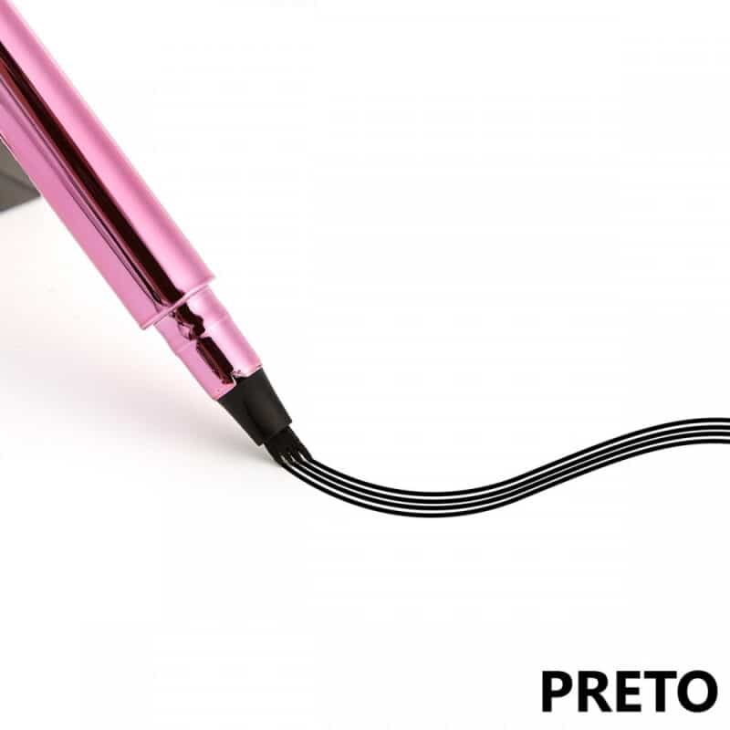 caneta tatto sobrancelhas vivai cor preto