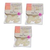 kit 3 unhas postiças