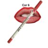 lapis labial perfect lip cor 06 da bella femme