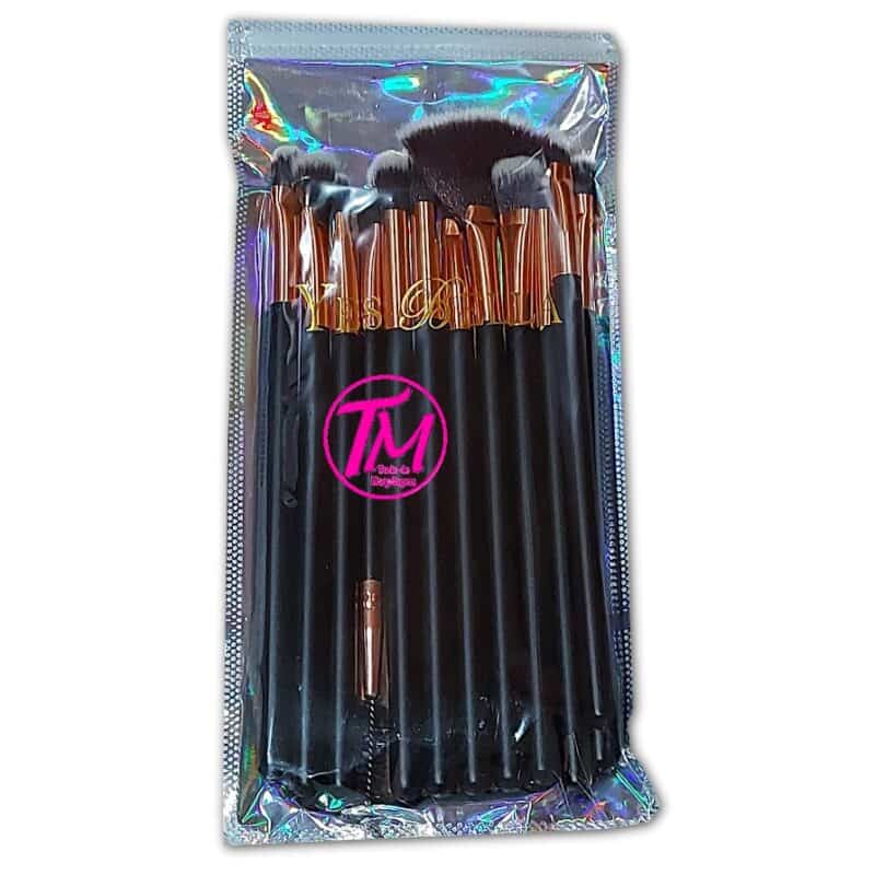 kit 12 pinceis de maquiagem embalagem