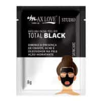 mascara facial peel off total blcak max love
