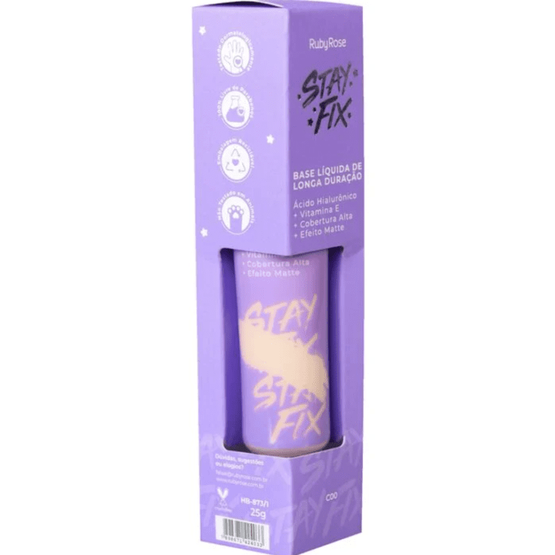 Base Liquida De Longa Duracao Stay Fix C00 Ruby Rose