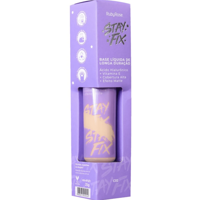 Base Liquida De Longa Duracao Stay Fix C02 Ruby Rose