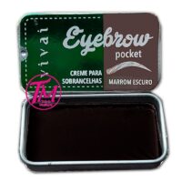 eyebrow pocket creme para sobrancelhas Vivai MARROM ESCURO