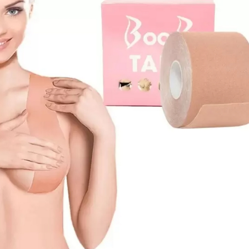 Fita Para Sustentação Dos Seios Cor Bege – Boob Tape – Sousa Biju & VIP  Make-Up