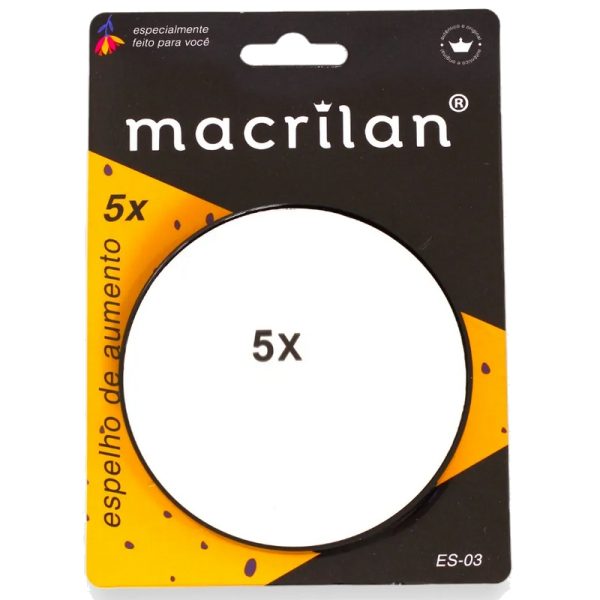 espelho de aumento 5 x macrilan