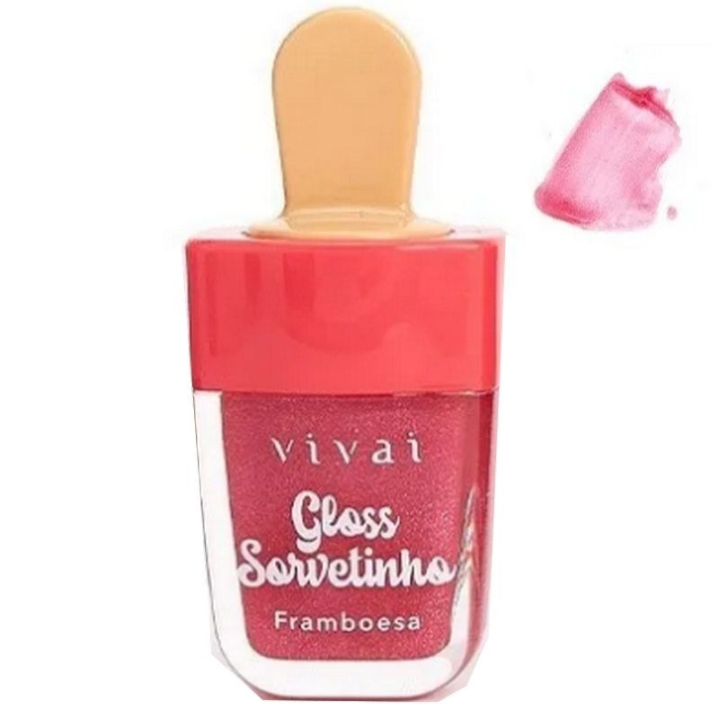 Gloss Labial Sorvetinho Vivai Morango