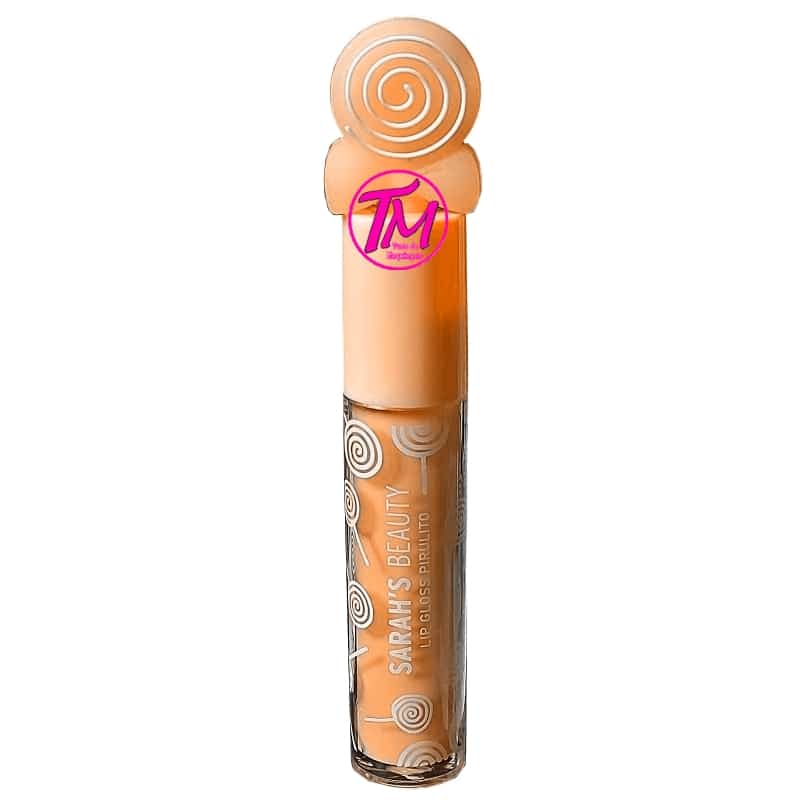 lip gloss pirulito sarahs beauty cor 3 laranja