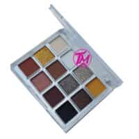 paleta de sombras glamurosa 12 cores - moledo B City Girls aberta