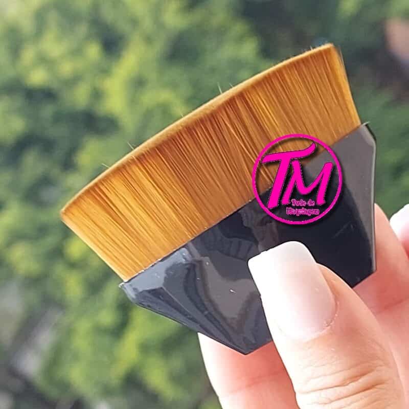 Pincel Hexagonal Mágico para Base Maquiagem Preto - Image 2