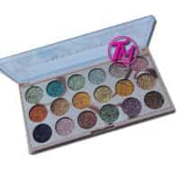 paleta de sombras glitter mis rose