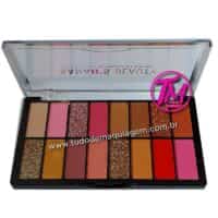 paleta de sombras femme sarah beauty modelo b aberta