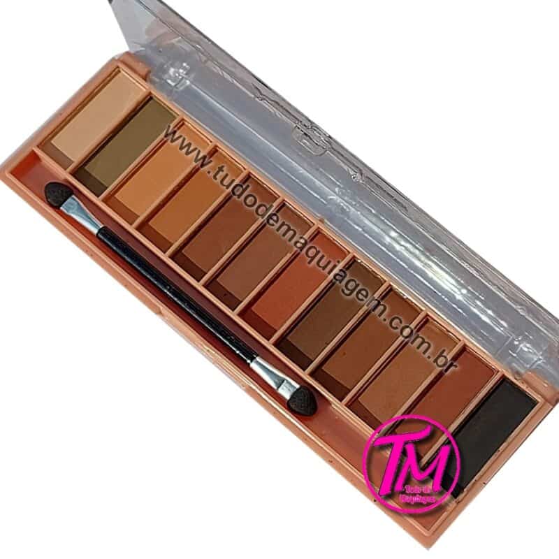 paleta de sombras mega Effect 12 sombras aberta
