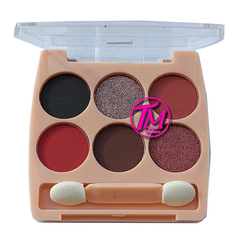 paleta de sombras simplicidade cor 6 febella aberto