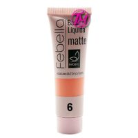 base liquida matte febella cor 6