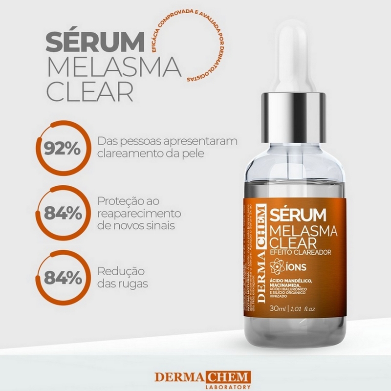 serum facial melasma clear laranja 2