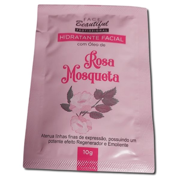 hidratante facial com oleo de rosa mosqueta fece beautifull sache