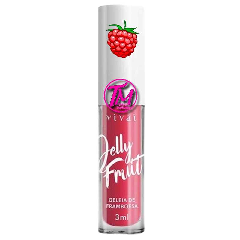 lip tint jelly fruit geleia de framboesa vivai