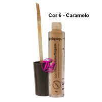 corretivo liquido camuflagem cor 6 dapop