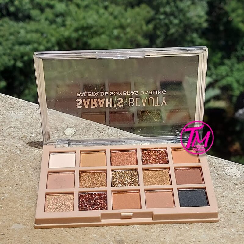 Paleta de Sombra Darling 15 tons - Sarah's Beauty Modelo A - Image 3