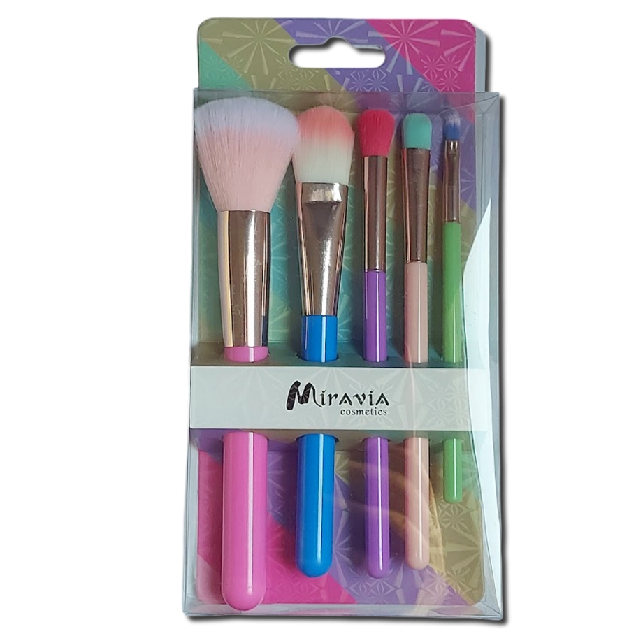 kit de pinceis 5 unidades colorido