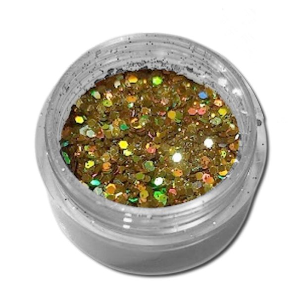 glitter flocado no pote cor 1