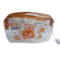 necessaire transparente estampa de capivara3