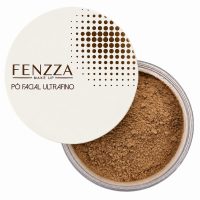 pó facial ultrafino bege escuro fenzza