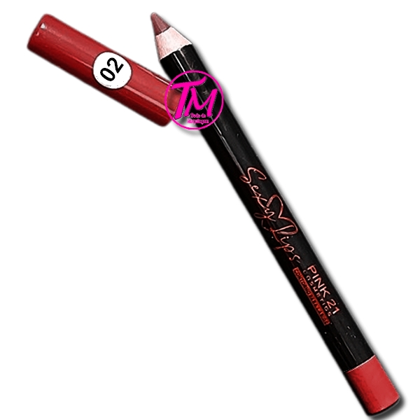 lapis contorno labial sexy lips pink 21 cor 2