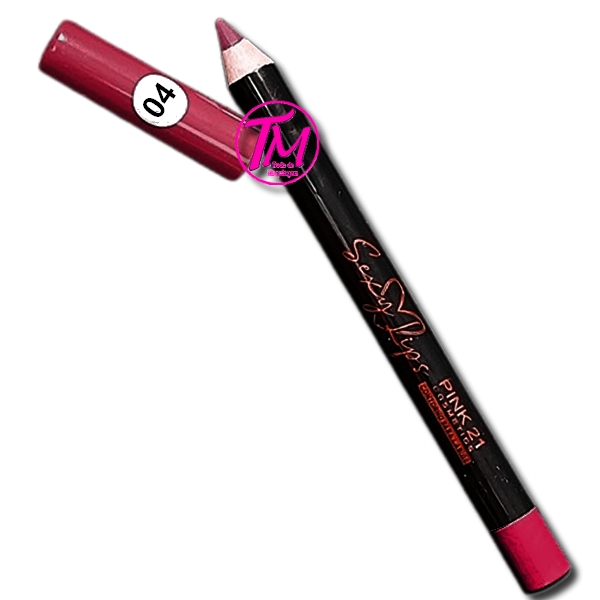 lapis contorno labial sexy lips pink 21 cor 4