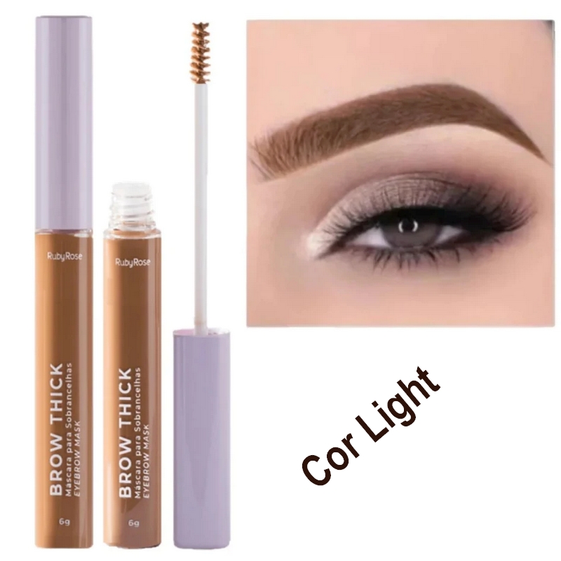 mascara para sobrancelhas light ruby rose
