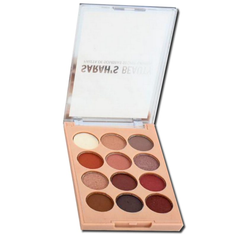 paleta de sombras sarah beauty secret garden cor B