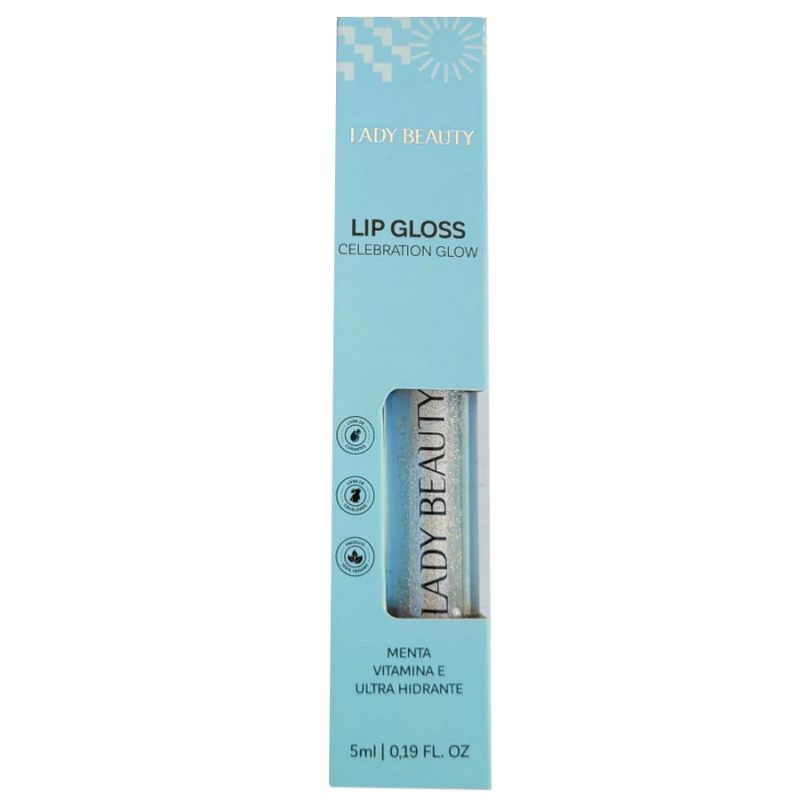 Lip Gloss Celebration Glow Menta Lady Beauty - Image 3