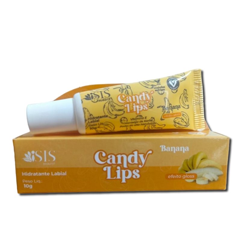 Hidratante Labial Candy Balm Lips Banana - Isis Makeup