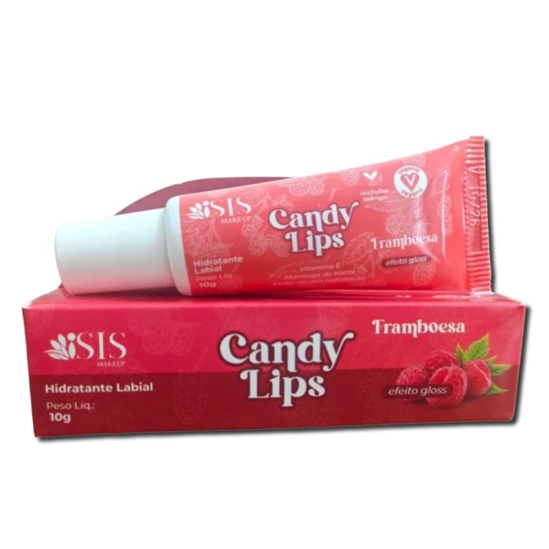 hidratante labial candy lips framboesa isis