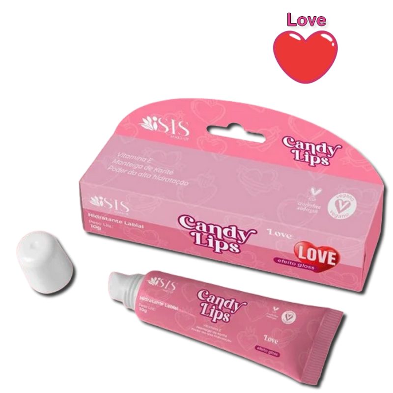 Hidratante Labial Candy Balm Lips Love - Isis Makeup - Image 2